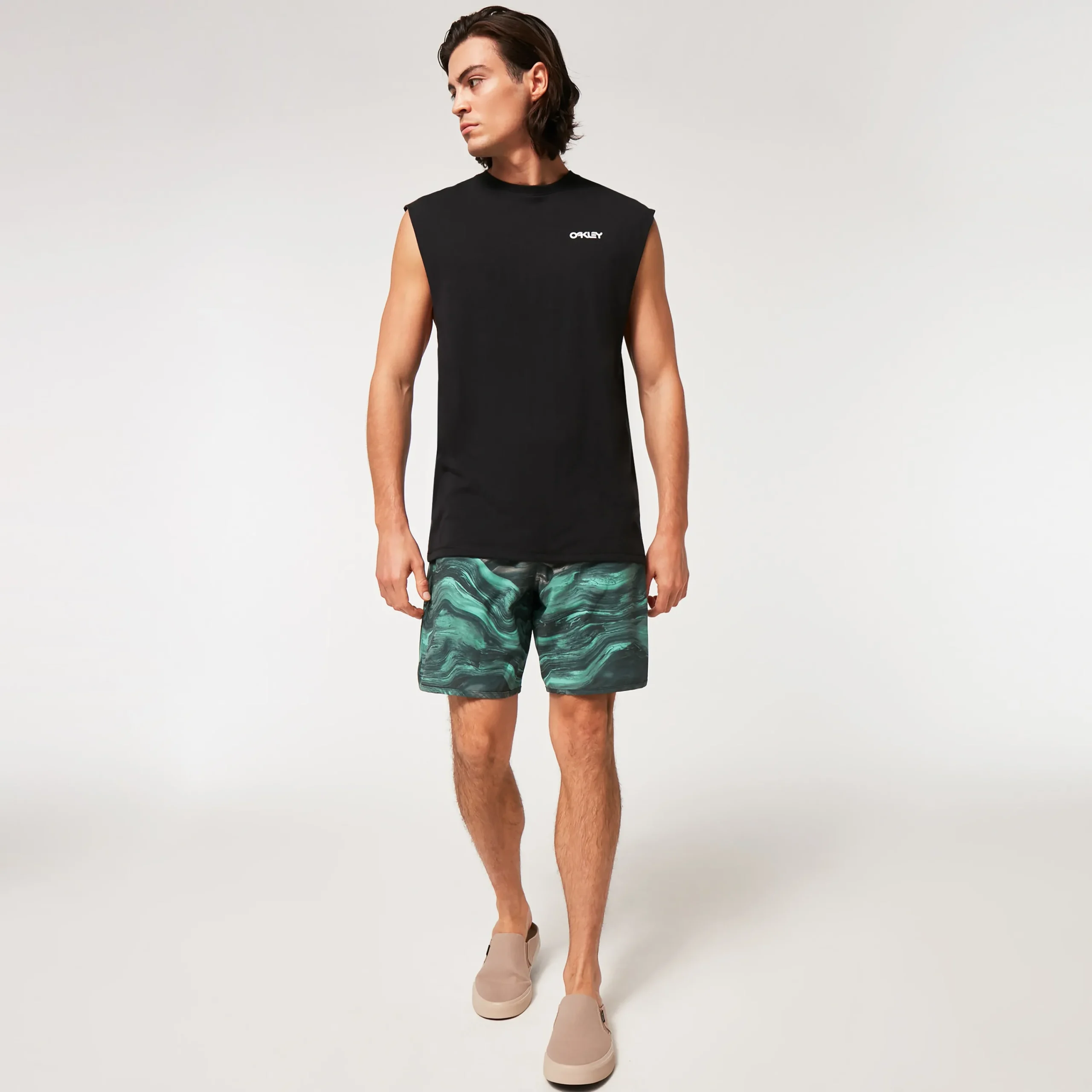 Flash Sale Marble Swirl 19" Boardshort Herre Surfeshorts