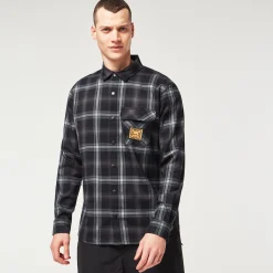 Outlet Tc Skull Flannel Shirt Herre T-Skjorter