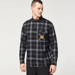 Outlet Tc Skull Flannel Shirt Herre T-Skjorter