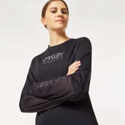 Cheap Wmns Factory Pilot Ls Jersey Kvinner T-Skjorter